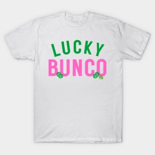 St. Patrick's Day Bunco Lucky Bunco Shamrock T-Shirt